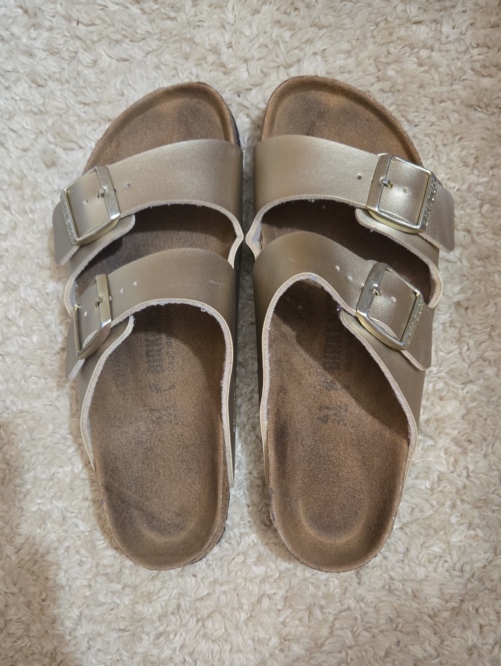 Birkenstock Arizona Women's Two-Buckle Slide Slippers EU Sz 41 US Sz 10-10.5